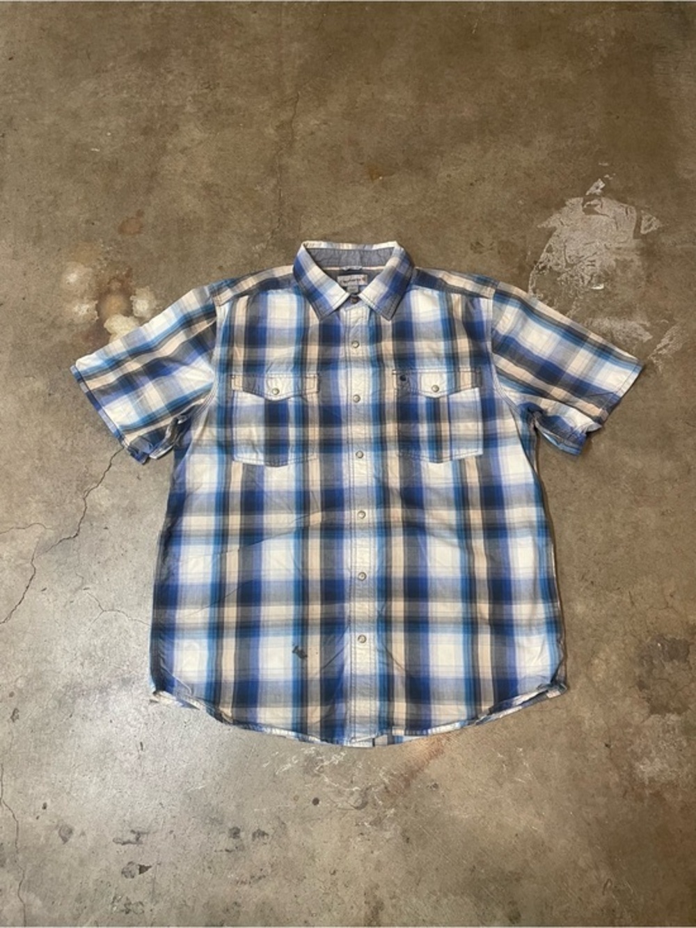 Y2K Carhartt Button Up T-Shirt